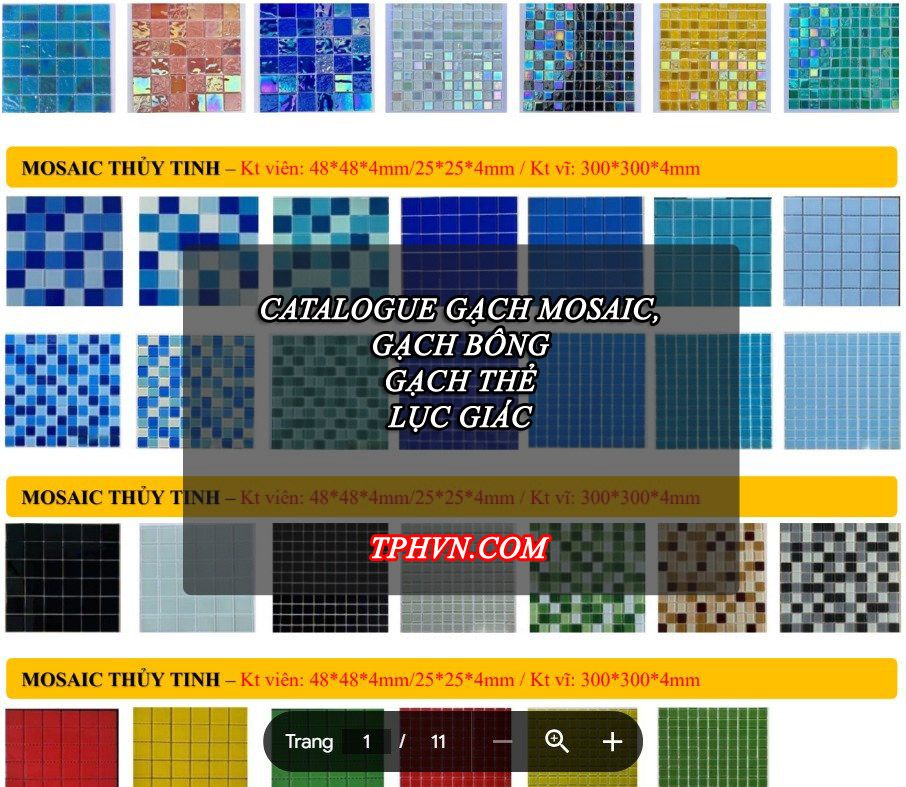 catalog gach mosaic