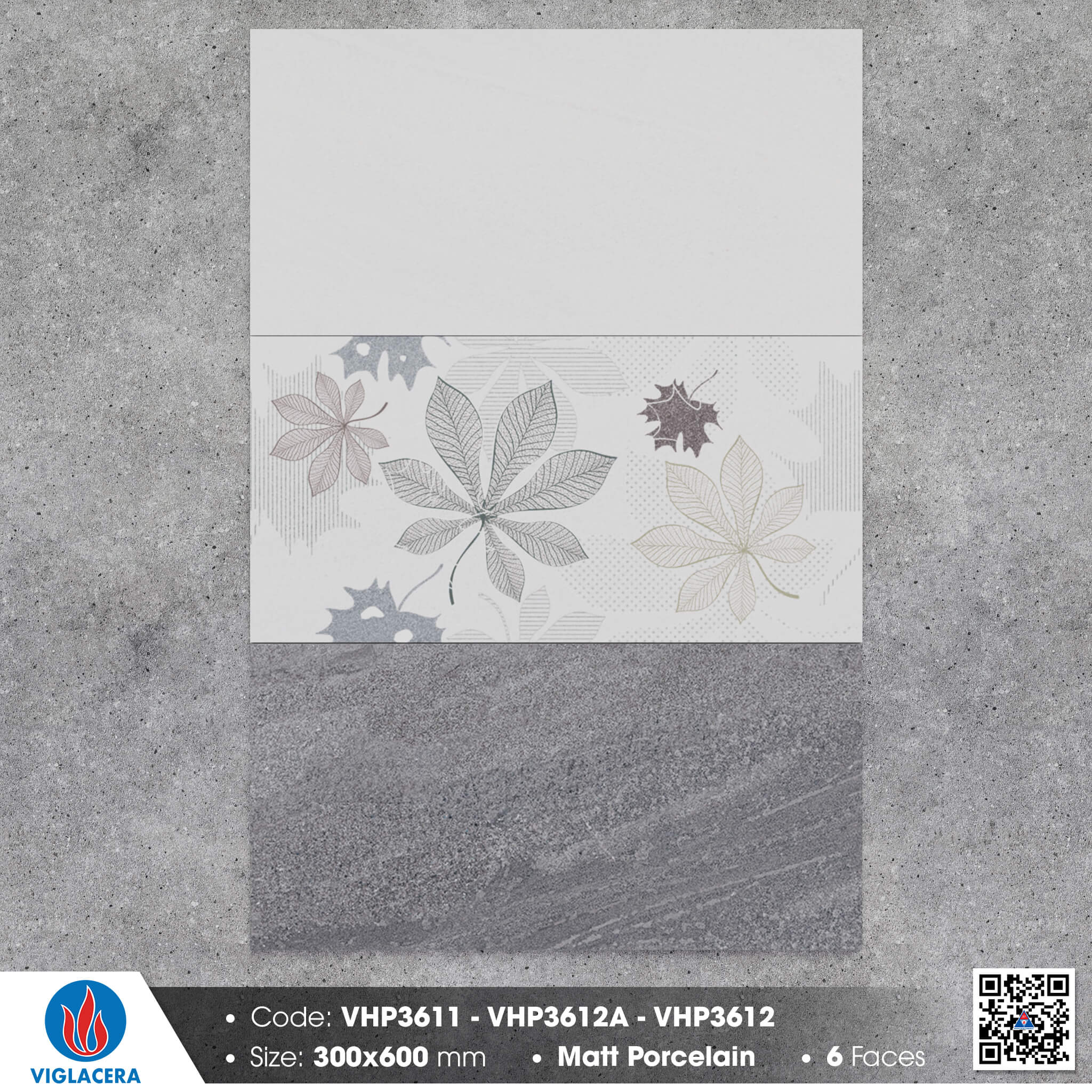 Gạch 30×60 Viglacera VHP3611 – VHP3612A – VHP3612